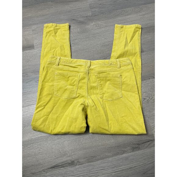 Mossimo Light Yellow Corduroy Pants 11 - Picture 3 of 5